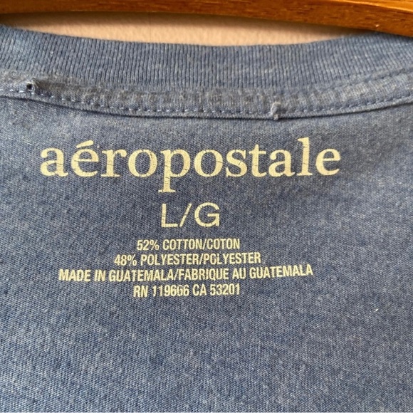 ✨3/$20✨ Aeropostale Women’s Blue Short Sleeve Top - Picture 2 of 7